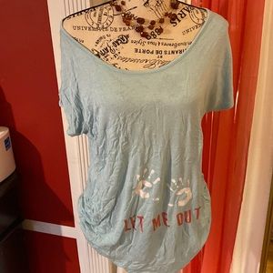 Let me out maternity  top